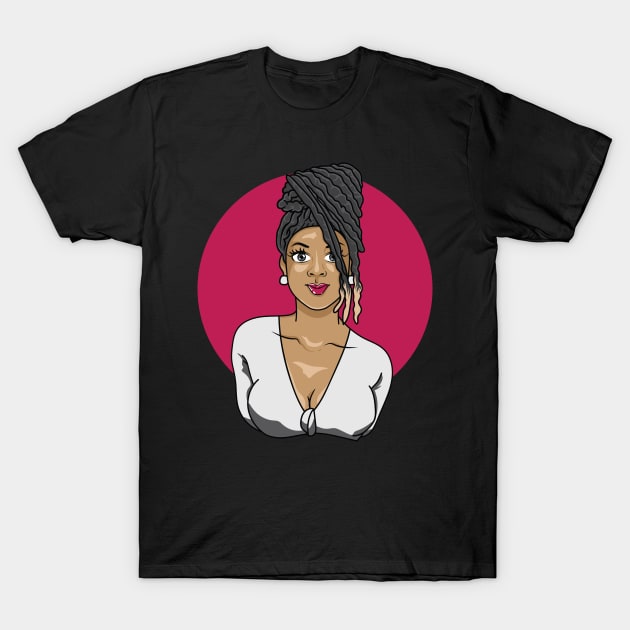 Cute Sophisticated and Loc'd T-Shirt by NaturallyBlack